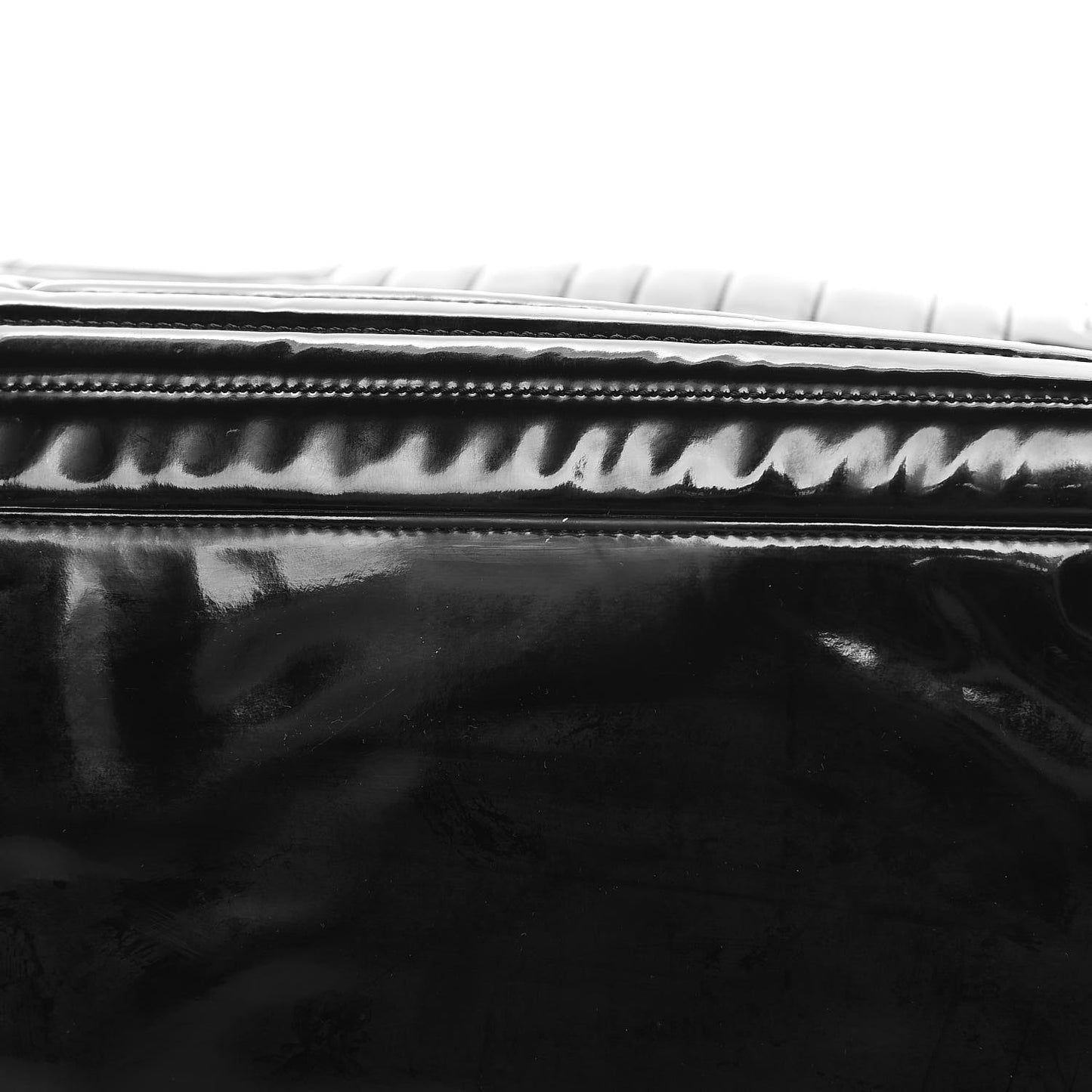 Vinyl Coco Ming Grand Shopping Tote Black