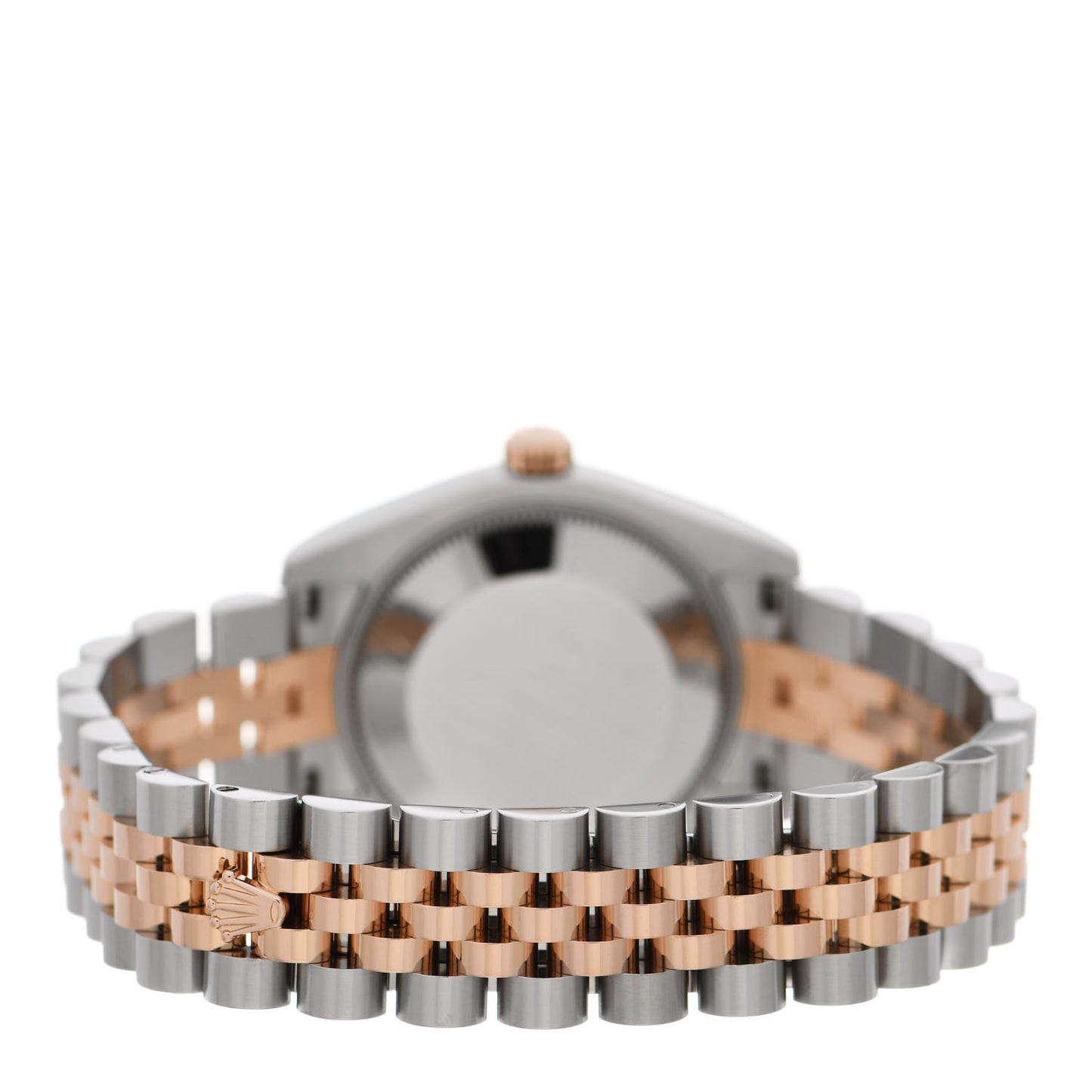 Stainless Steel 18K Everose Gold Diamond Black Mother of Pearl 31mm Oyster Perpetual Datejust Watch 178271