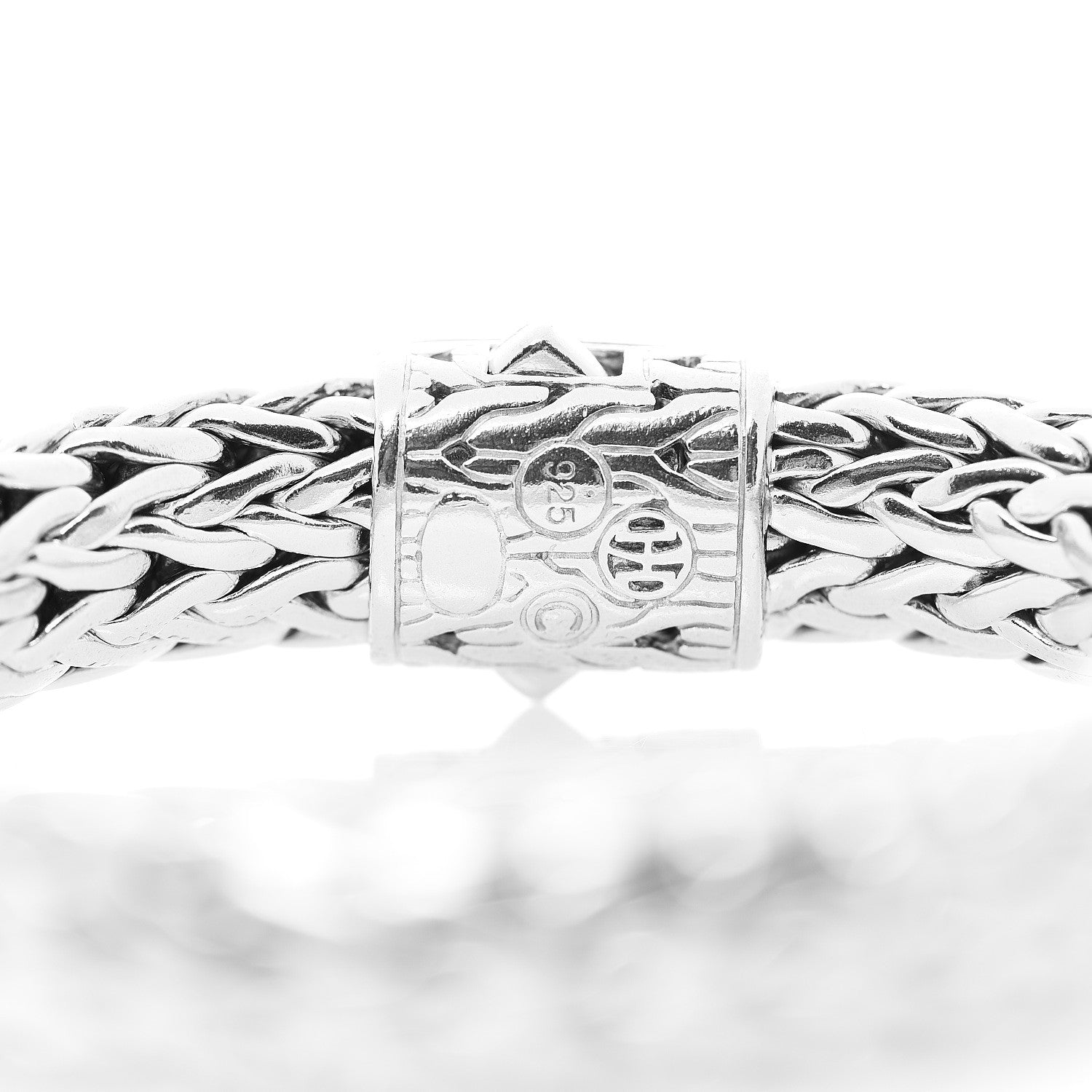 John Hardy Sterling Silver Black Sapphire 10.5mm Classic Chain Bracelet 3 of 3