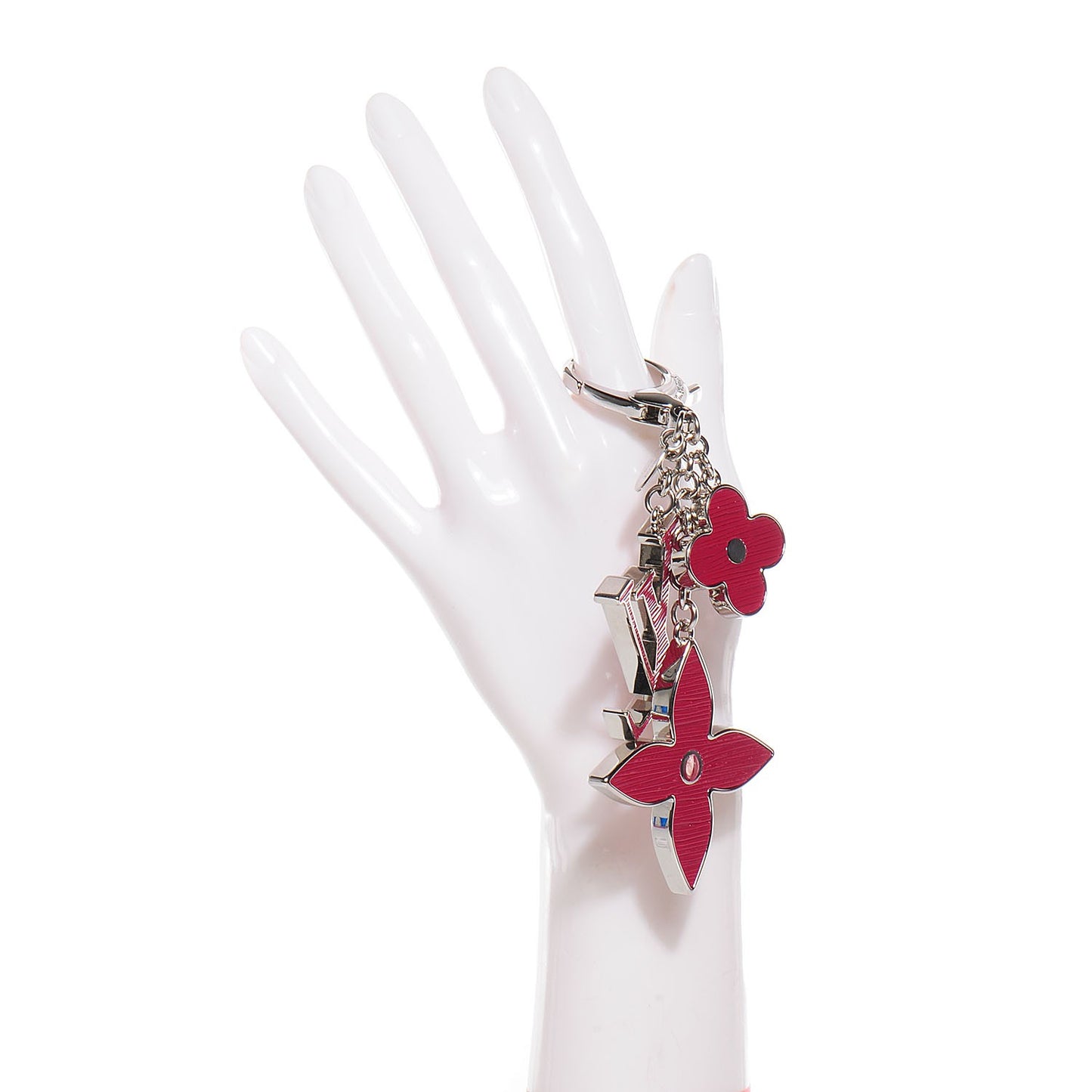 Fleur d Epi Bag Charm Fuchsia