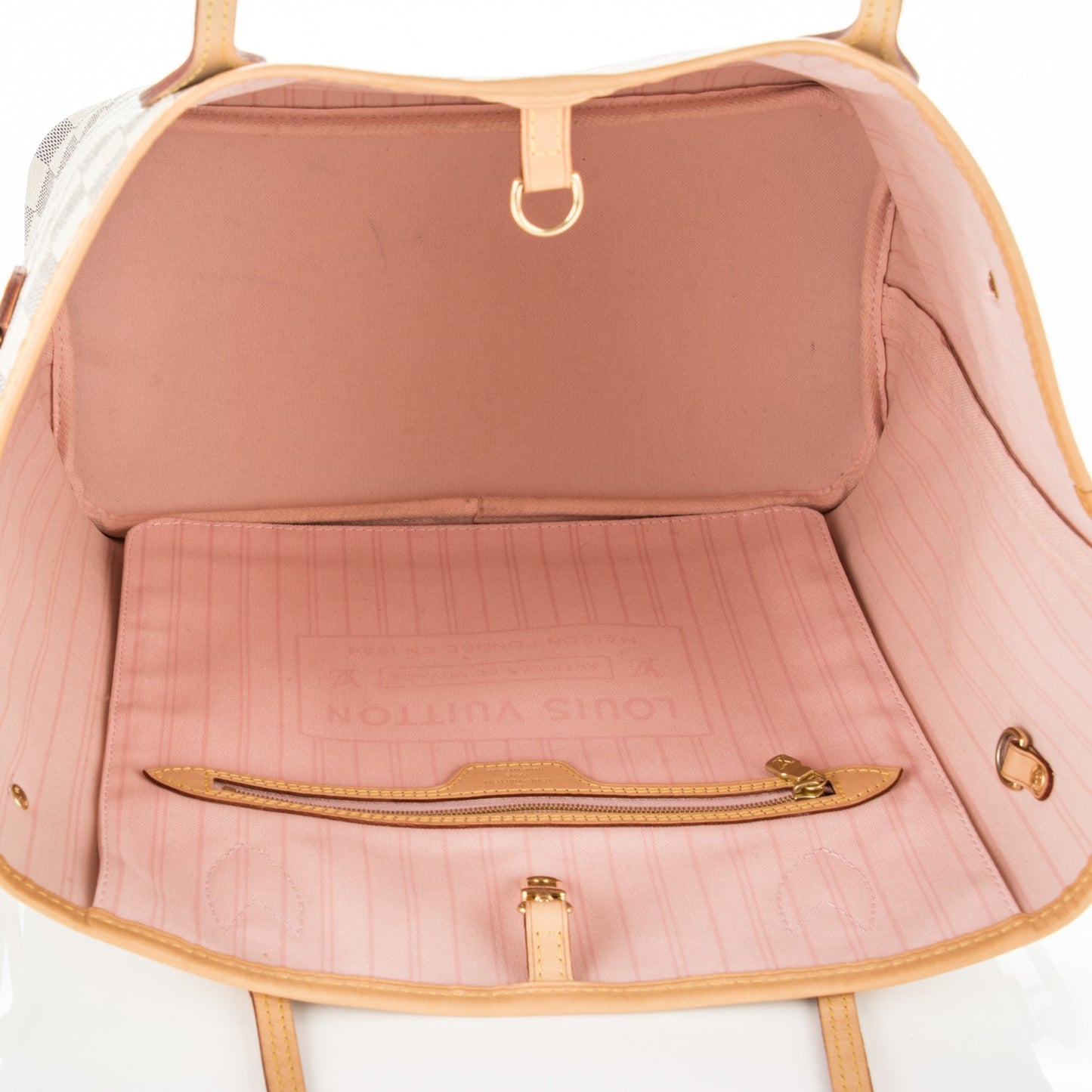 Damier Azur Neo Neverfull MM Rose Ballerine