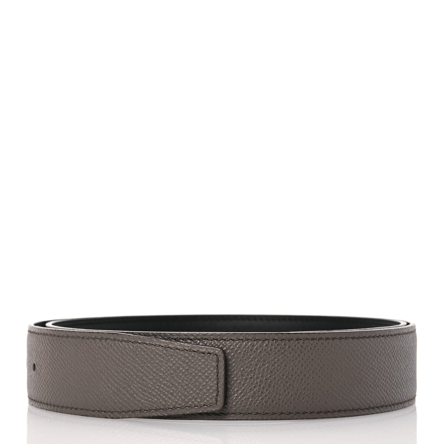 Swift Epsom 24mm Belt Strap 80 Black Etoupe