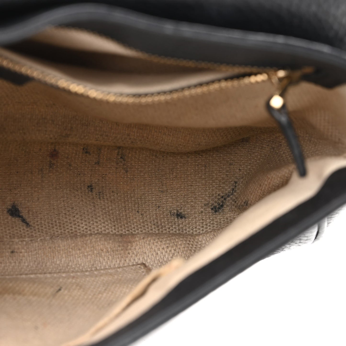 Pebbled Calfskin Medium Soho Flap Crossbody Black