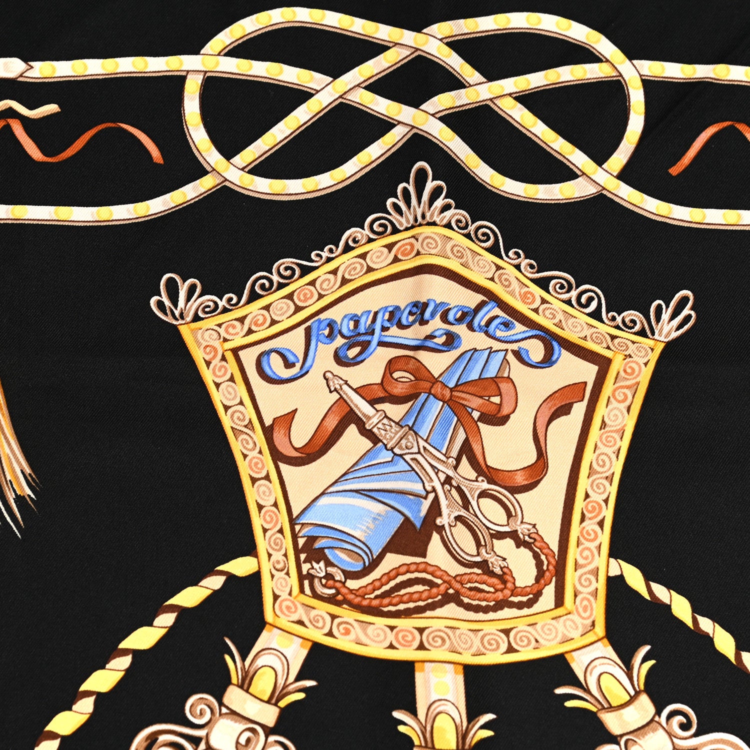 Hermes Silk Paperoles Scarf 90 5 of 7