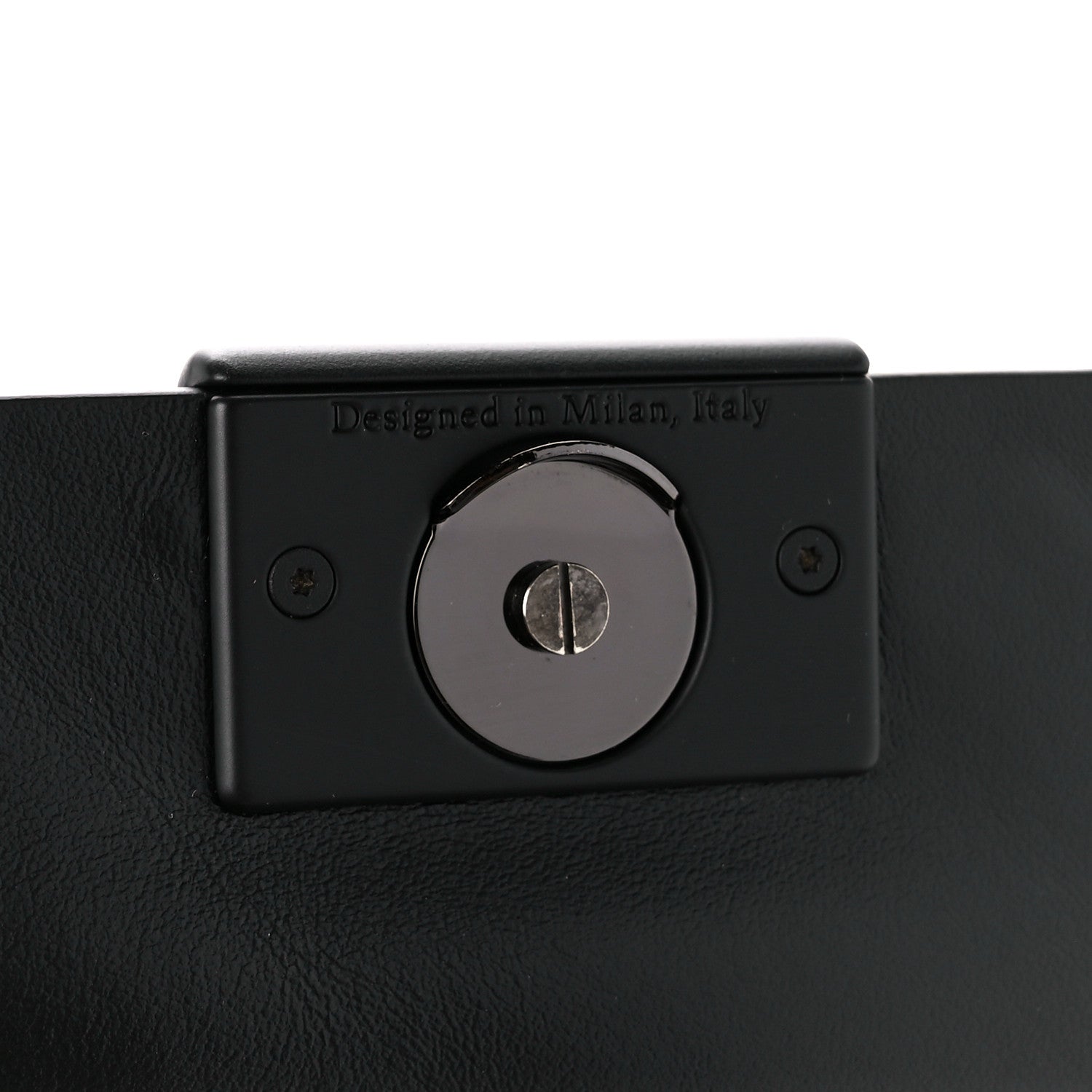 Off-White Calfskin Diag Small Binder Clip Crossbody Black 6 of 12