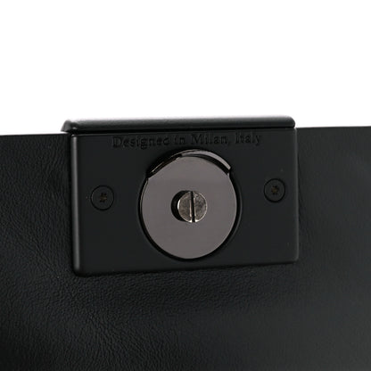 Off-White Calfskin Diag Small Binder Clip Crossbody Black 6 of 12