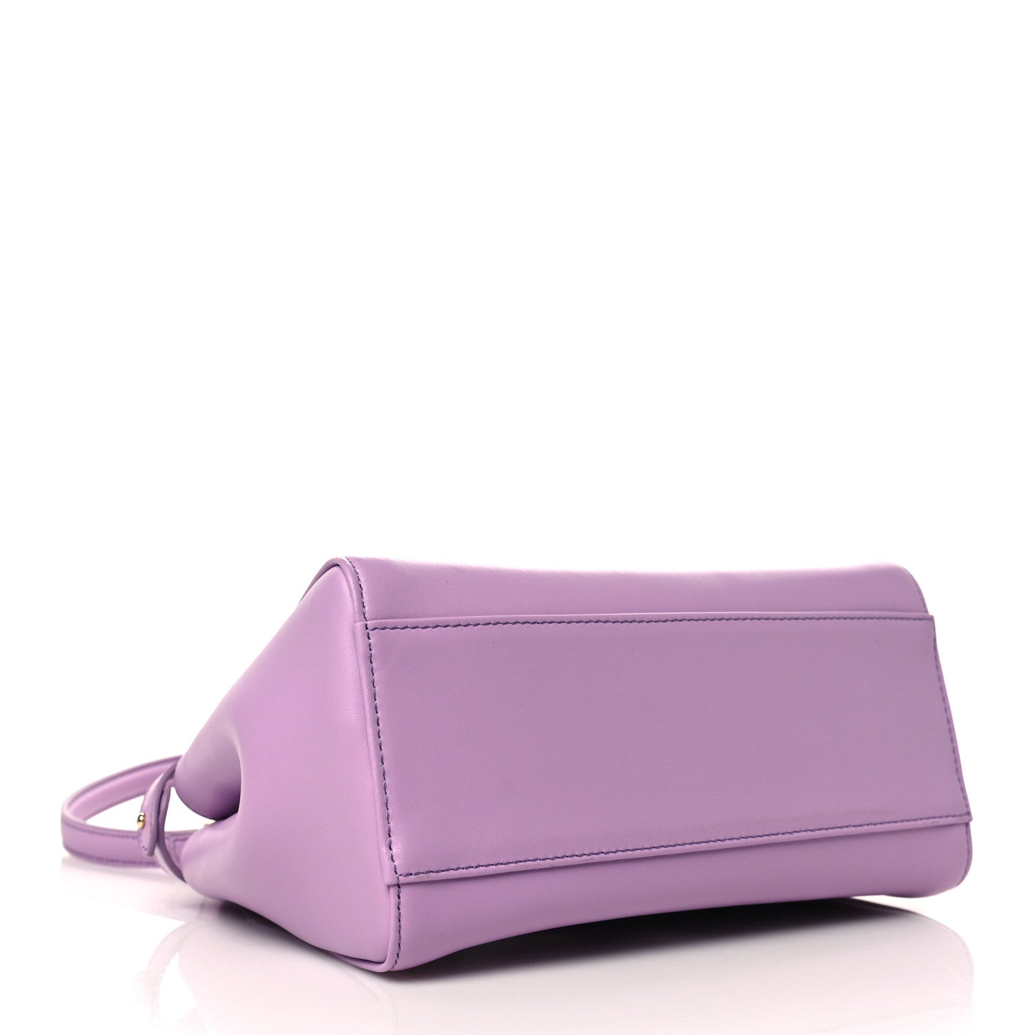 Fendi Nappa Stacked Bar Mini Peekaboo Iconic Satchel Violetta 3 of 6