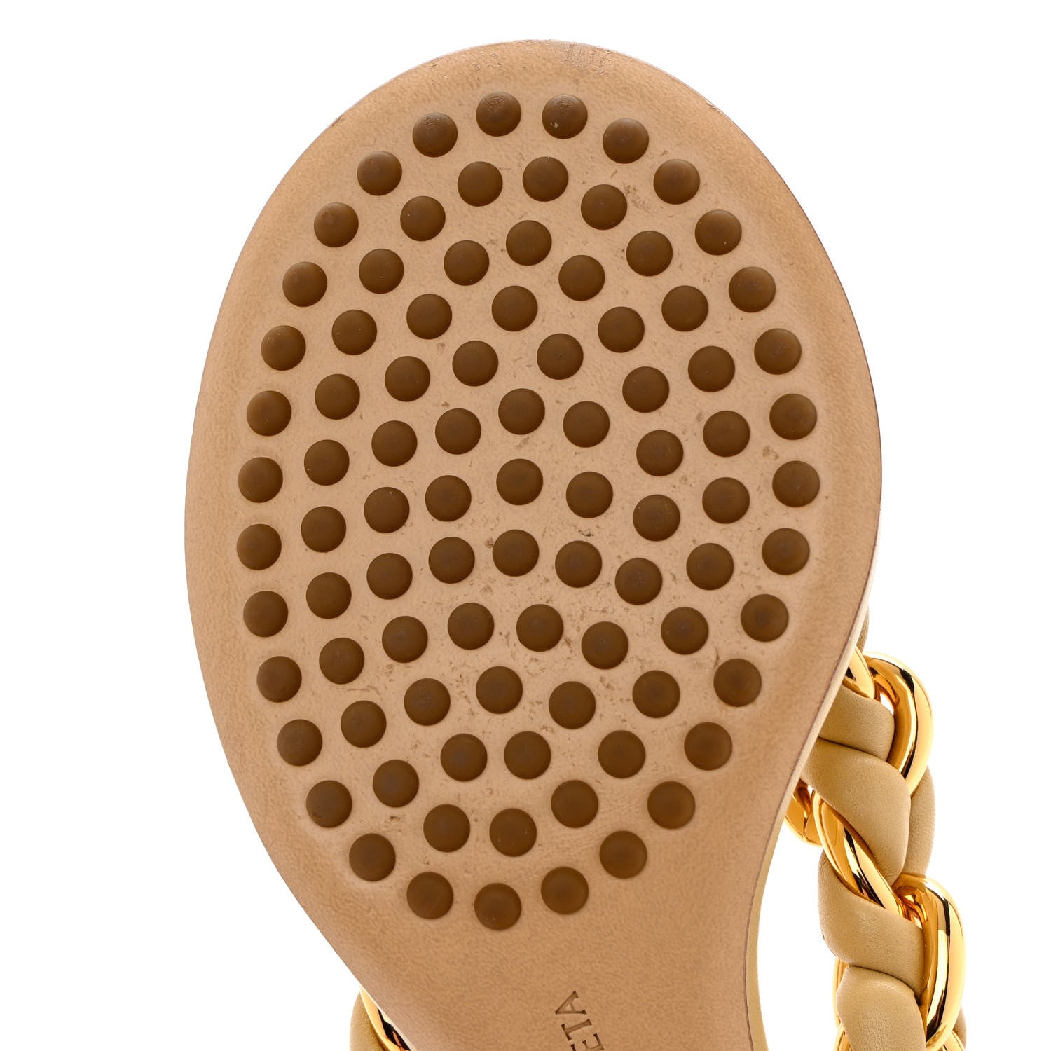 Bottega Veneta Nappa Dot Sandals 39 Cane Sugar 9 of 11