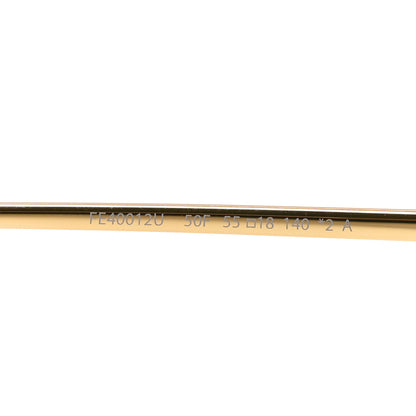 Fendi Acetate FF Butterfly Sunglasses FE40012U Gold Brown 6 of 7