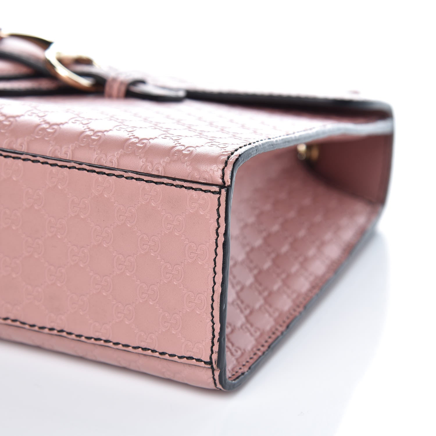Gucci Microguccissima Medium Emily Chain Shoulder Bag Soft Pink 9 of 12