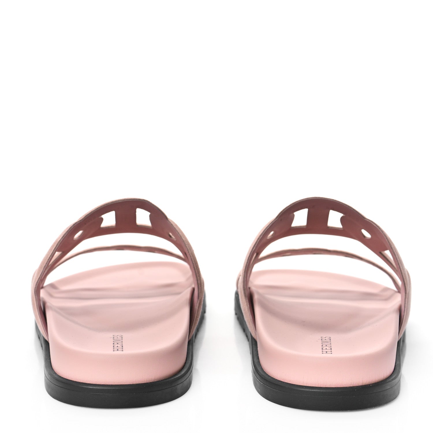 Hermes Suede Goatskin Extra Sandals 38 Rose Opaline 5 of 10