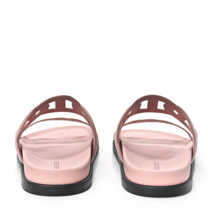 Hermes Suede Goatskin Extra Sandals 38 Rose Opaline 5 of 10