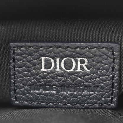 Christian Dior Oblique Mens Saddle Bag Black Blue 6 of 9