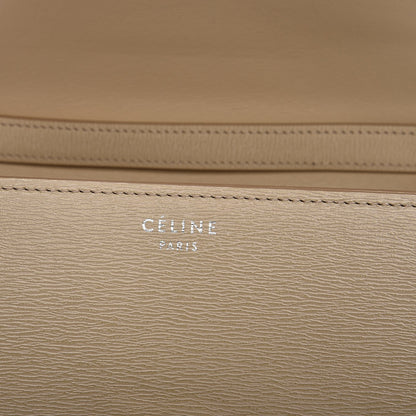 Celine Liege Calfskin Medium Classic Box Flap Bag Cream 7 of 8