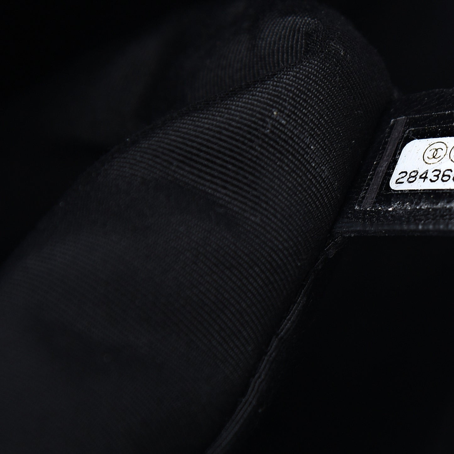 Caviar Quilted Rolled Up Tote Black