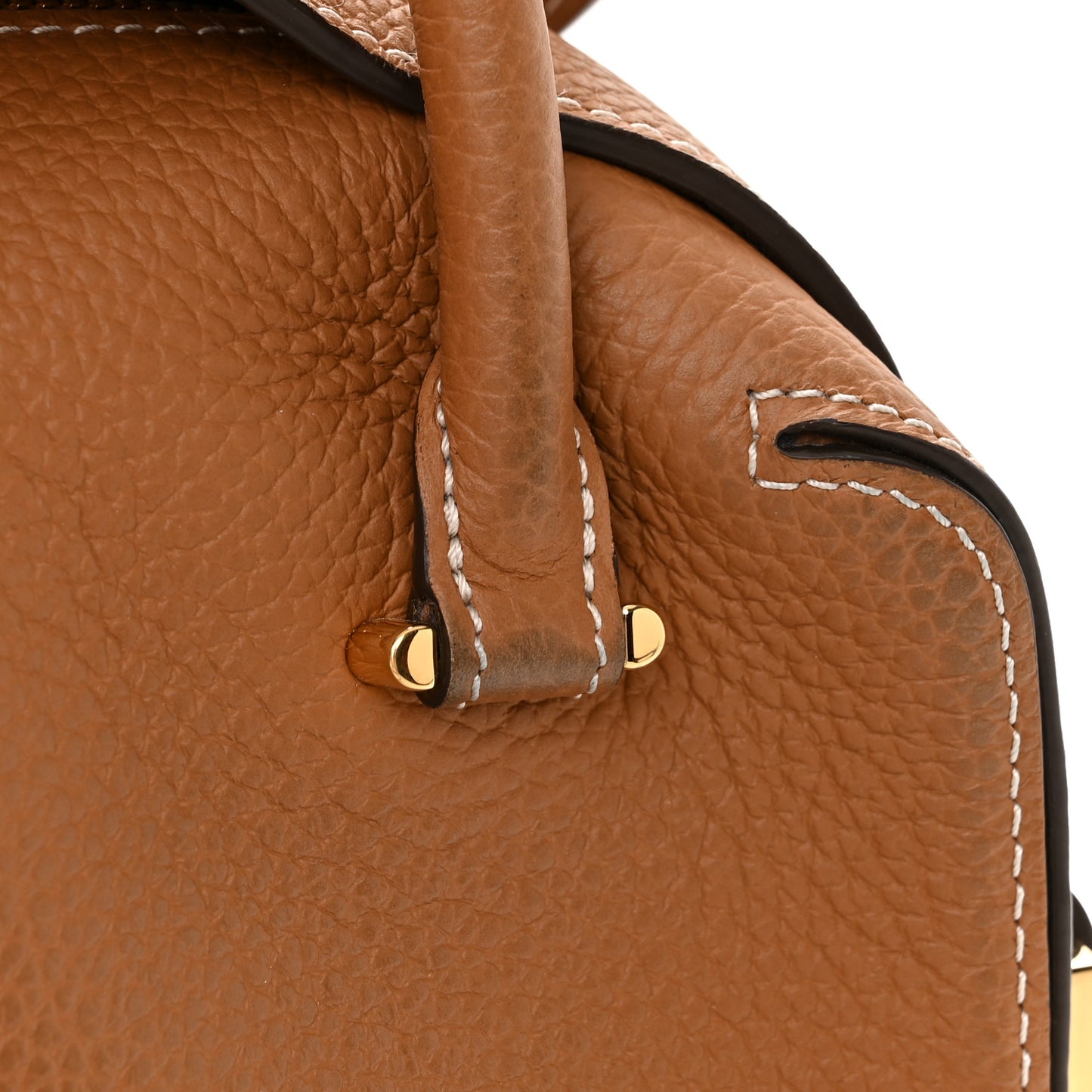 Taurillon Soft Mini Cool Box Satchel Vegetal Ivory