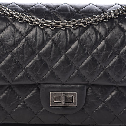 Chanel Aged Calfskin Quilted 2.55 Reissue 225 Flap Black 15 of 15
