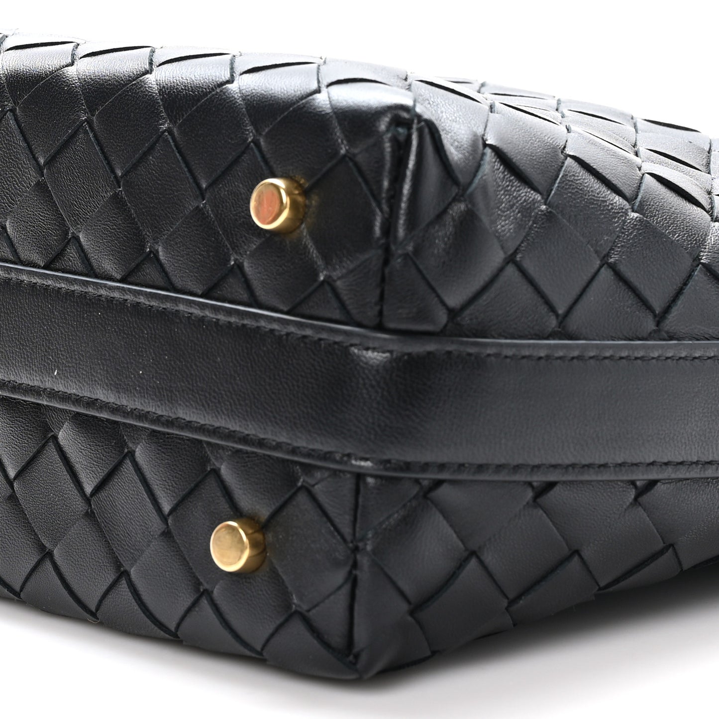 Calfskin Nappa Intrecciato Mini Wallace Black