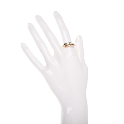 Cartier 18K Pink Yellow White Gold Classic Trinity Ring 53 6.25 2 of 5