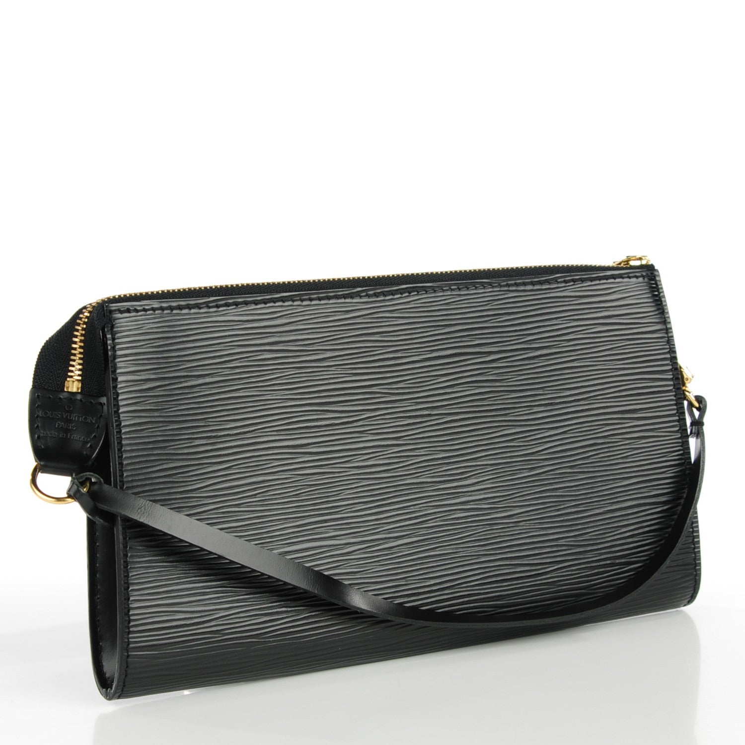 Louis Vuitton Epi Pochette Accessories 24 Black 3 of 7