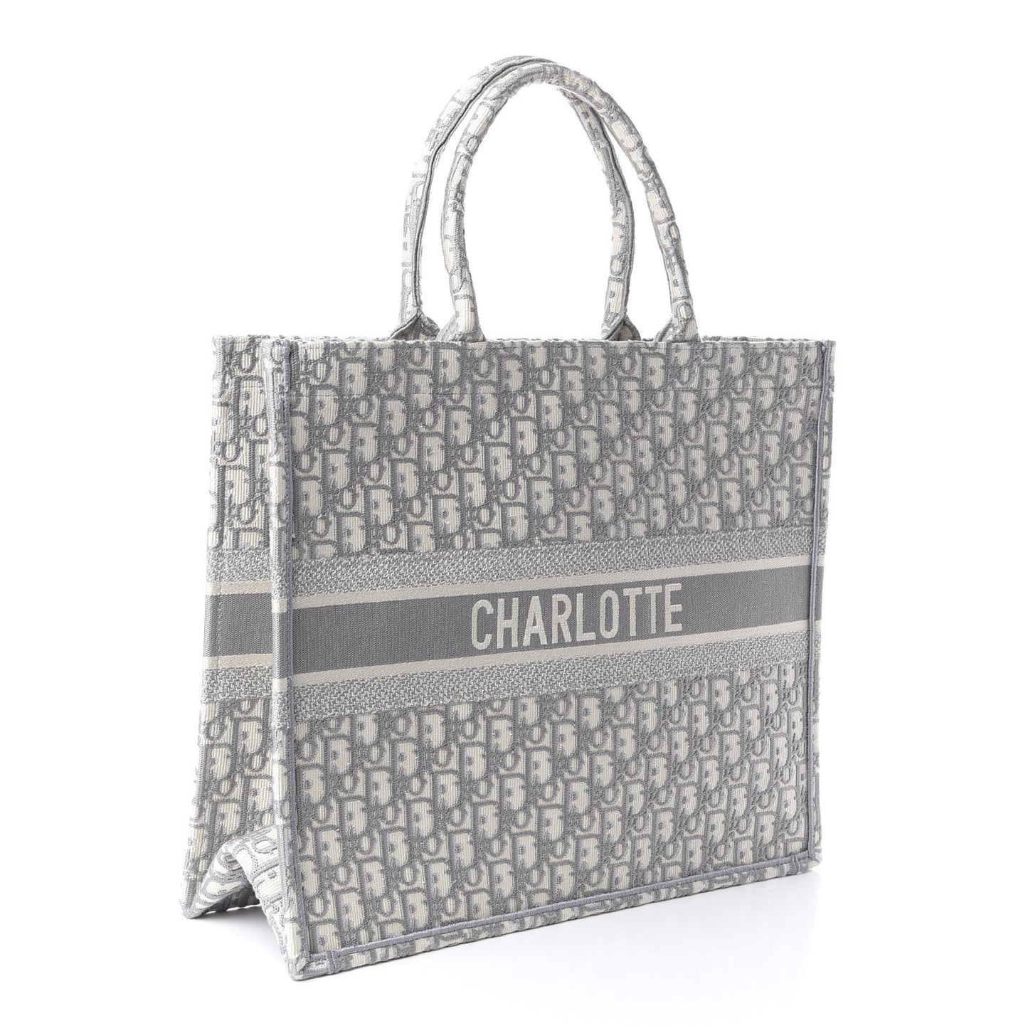 Oblique Large Book Tote Grey