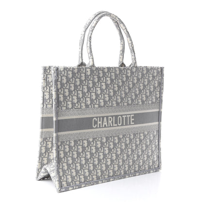 Christian Dior Oblique Large Book Tote Grey 2 of 8