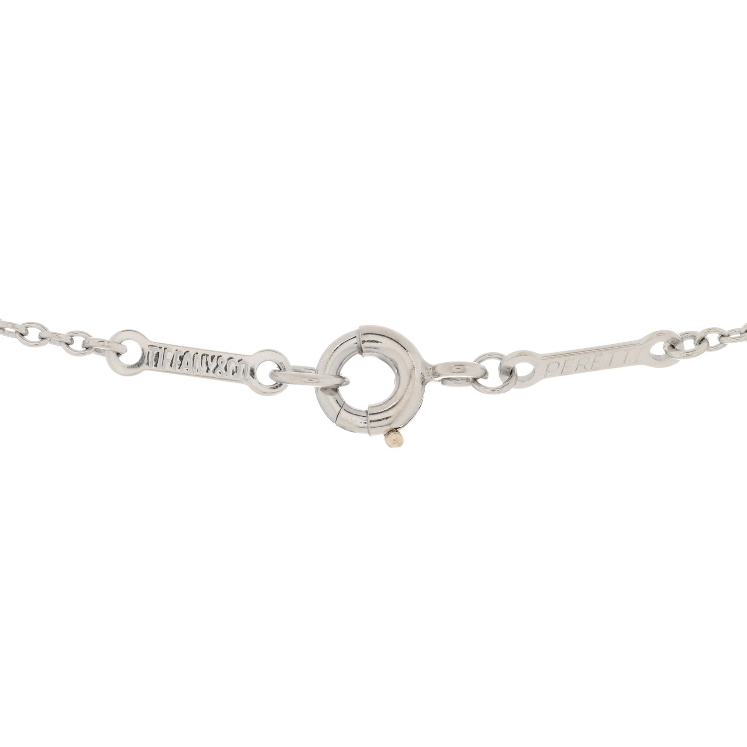Tiffany Platinum Elsa Peretti Diamonds by the Yard 6 Station Necklace 3 of 3