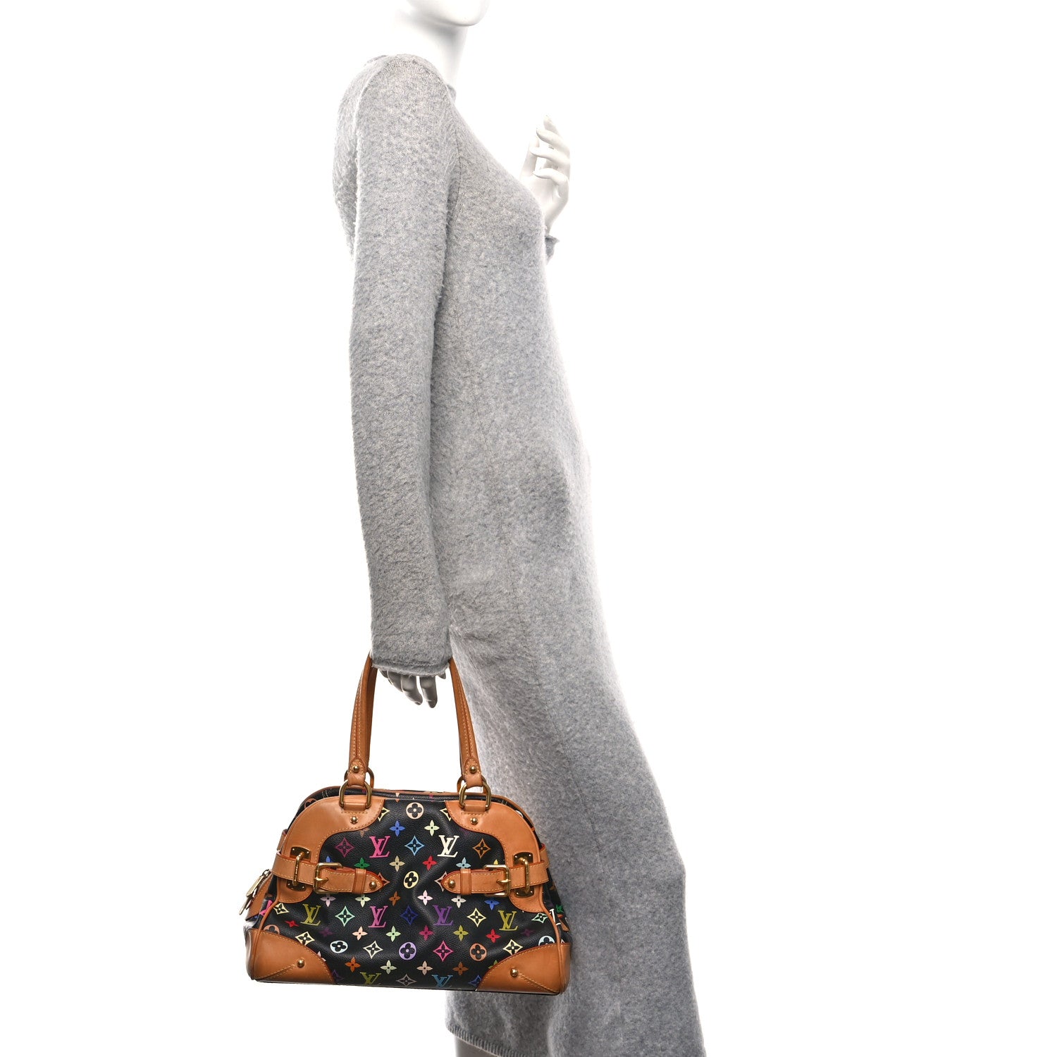 Louis Vuitton Monogram Multicolor Claudia Black 2 of 10