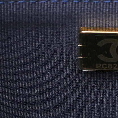 Chanel Caviar Quilted Wallet on Chain WOC Navy Blue 8 of 12