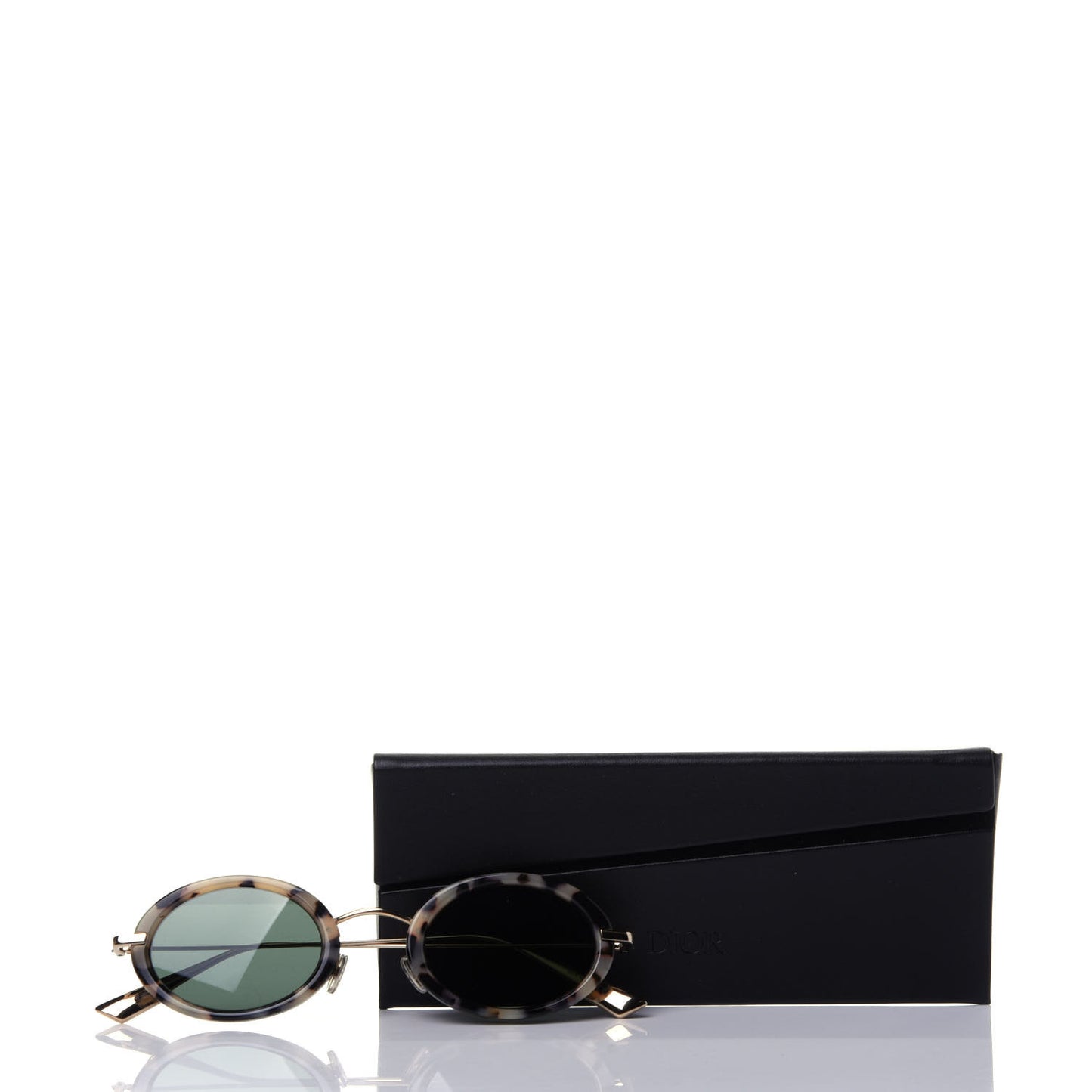 Hypnotic 2 Round Sunglasses Gold Tortoise