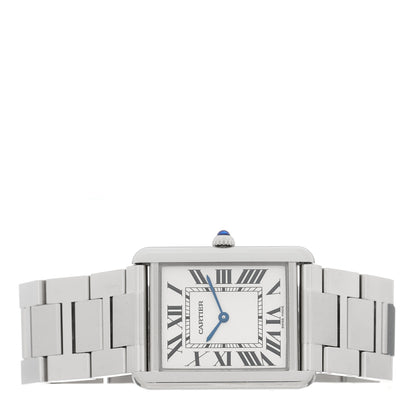 Cartier Stainless Steel 27mm Tank Solo Quartz Watch 2 of 5