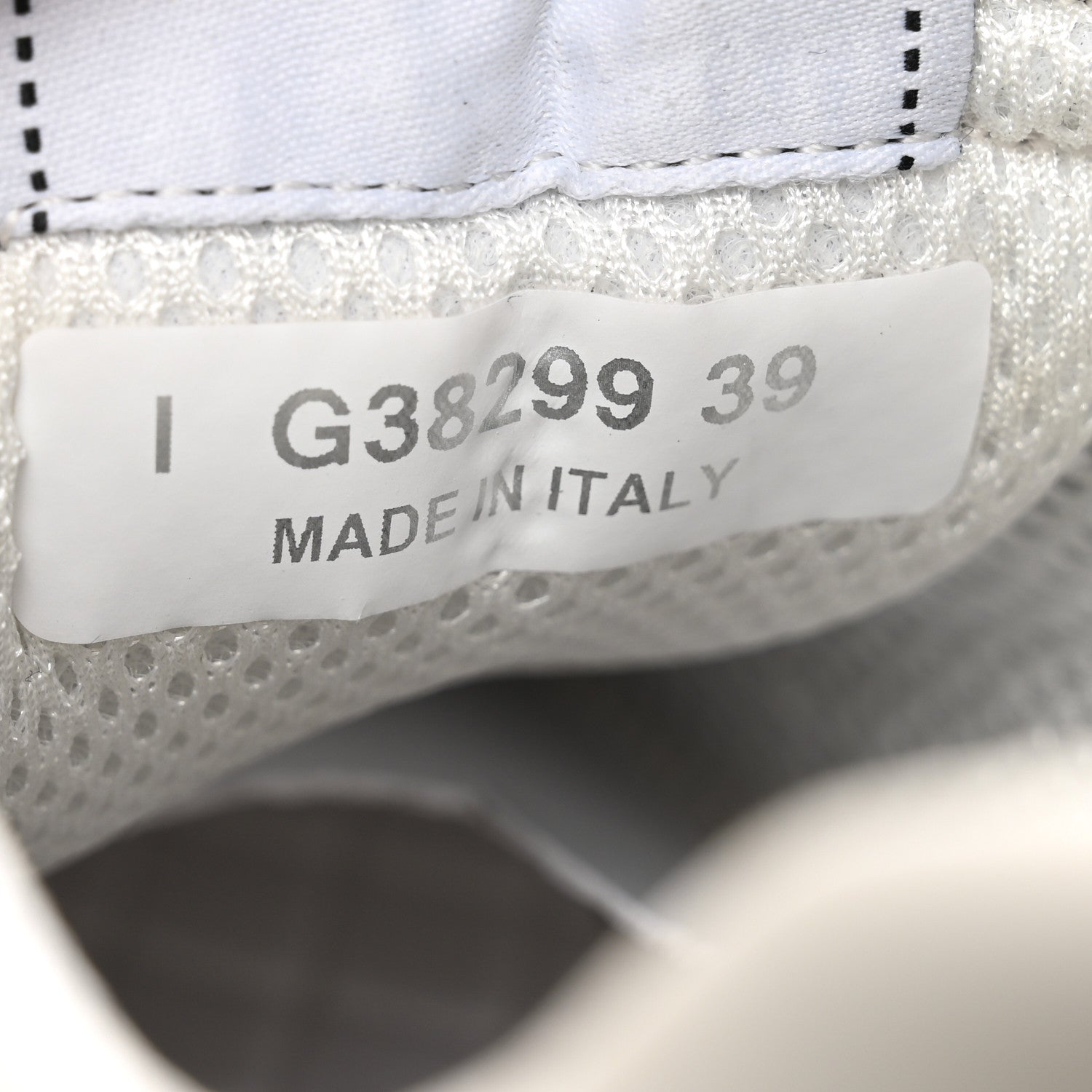 Chanel Mesh Suede Grained Calfskin Womens CC Sneakers 39 Black White 7 of 8