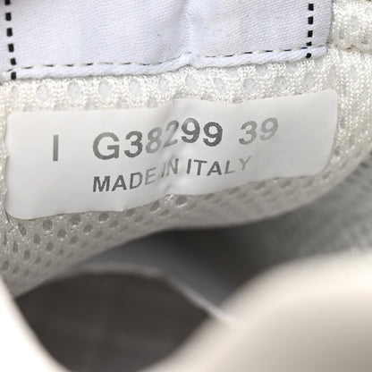 Chanel Mesh Suede Grained Calfskin Womens CC Sneakers 39 Black White 7 of 8