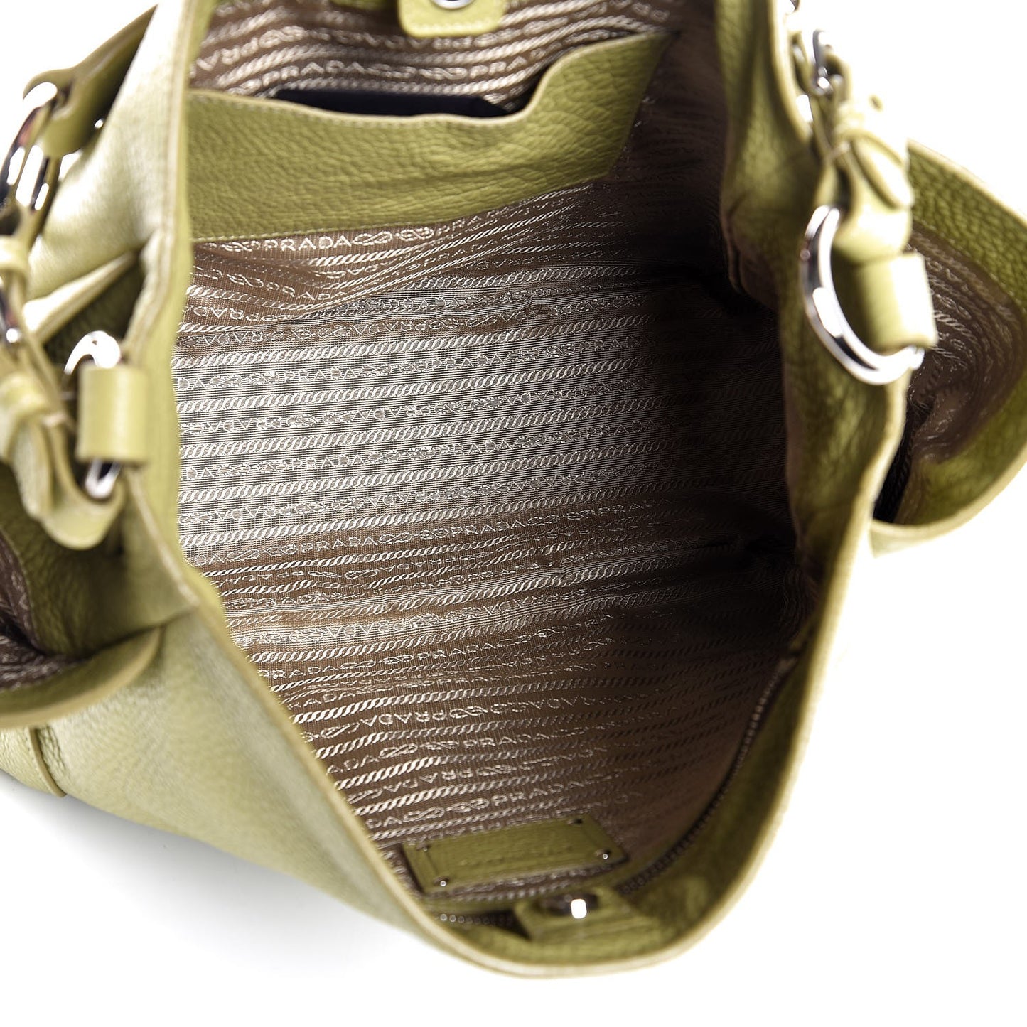 Vitello Daino Side Pocket Hobo Cedro