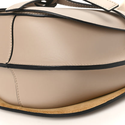 Loewe Soft Calfskin Jacquard Small Gate Crossbody Bag Sand 8 of 9