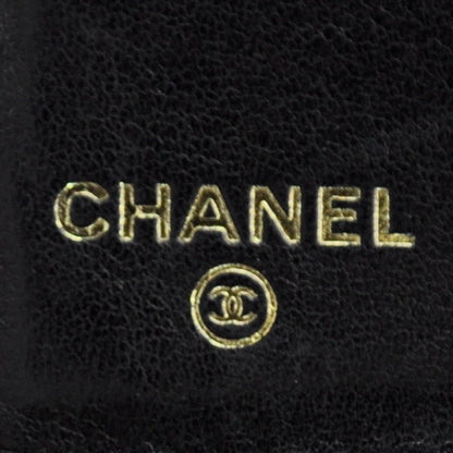 Chanel Lambskin Camellia Yen Wallet Black 7 of 11