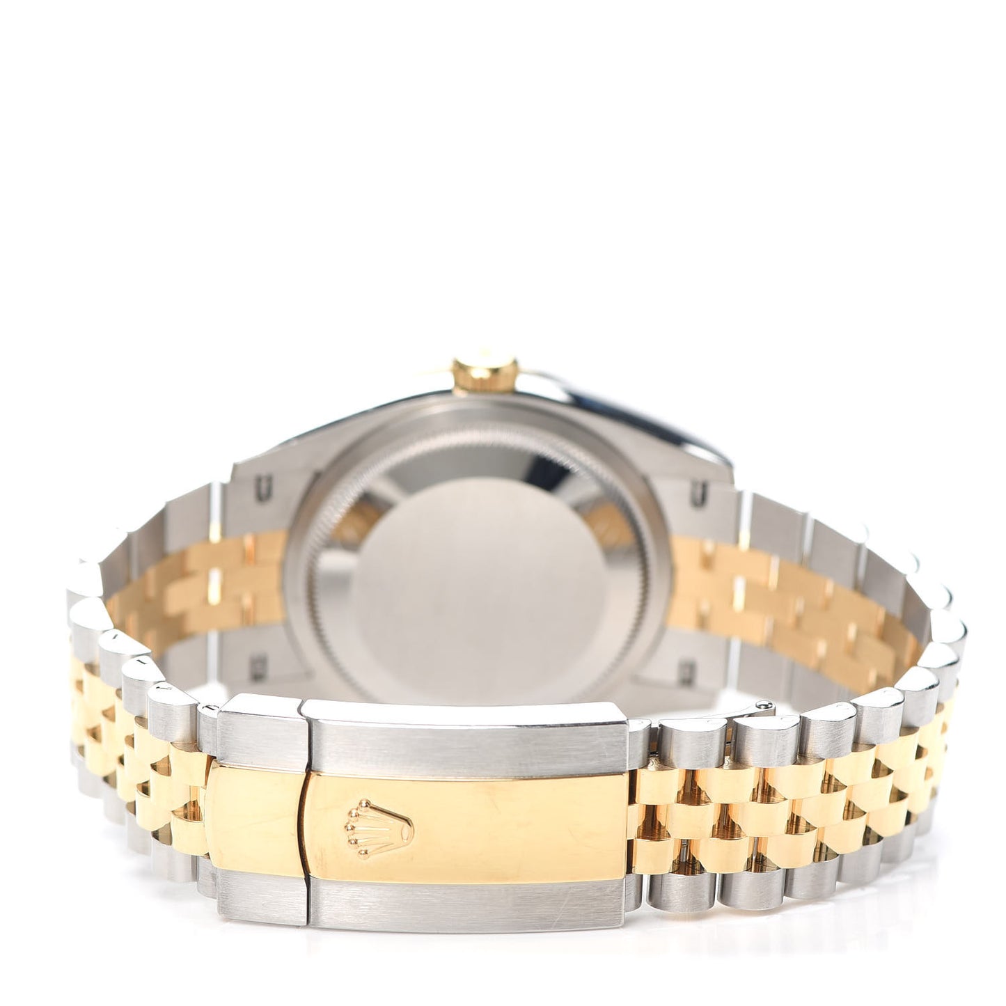 Stainless Steel 18K Yellow Gold Diamond 36mm Oyster Perpetual Datejust Watch Olive Green Roman 126233