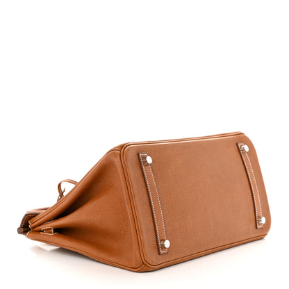 Hermes Natural Barenia Faubourg Birkin 30 Fauve 4 of 15