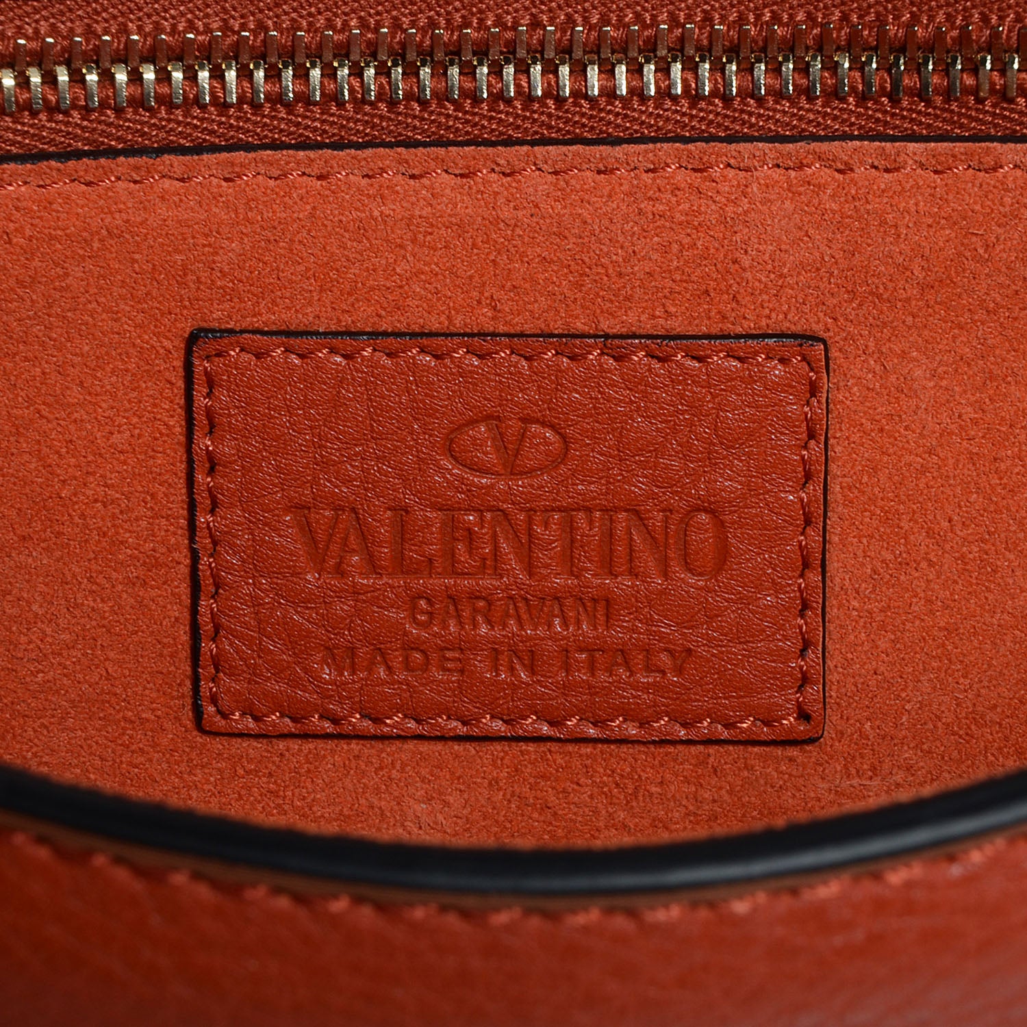 Valentino Garavani Pebbled Calfskin Monochrome Small Glam Lock Rockstud Flap English Red 6 of 8