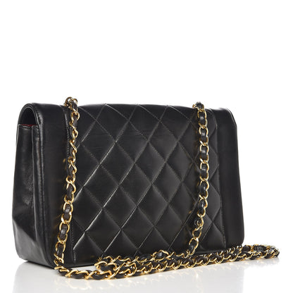 Chanel Lambskin Quilted Medium Single Flap Black 3 of 10
