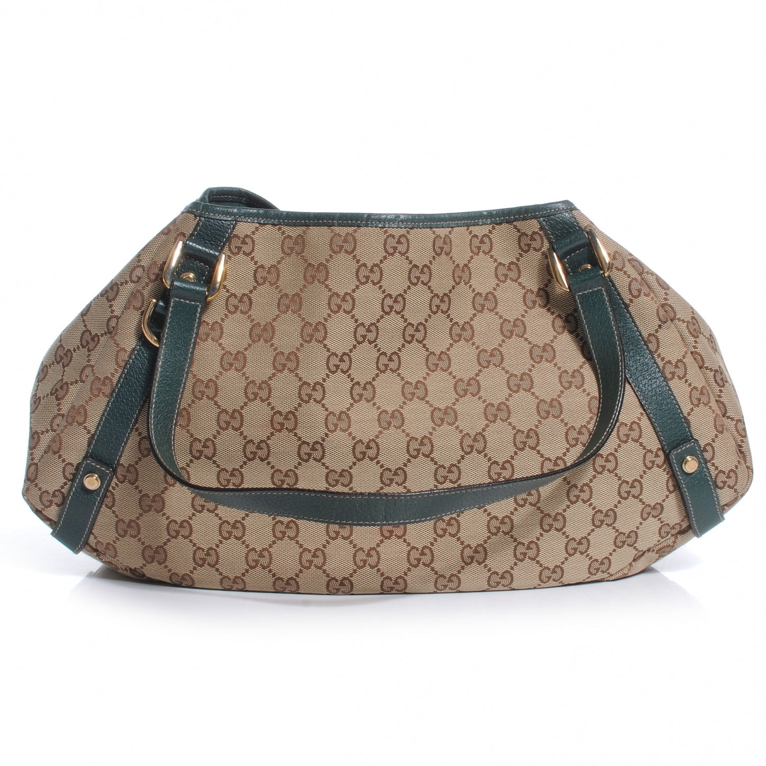Gucci Monogram Medium Abbey Shoulder Bag Green 1 of 7