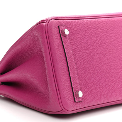 Hermes Togo Birkin 30 Rose Pourpre 9 of 11