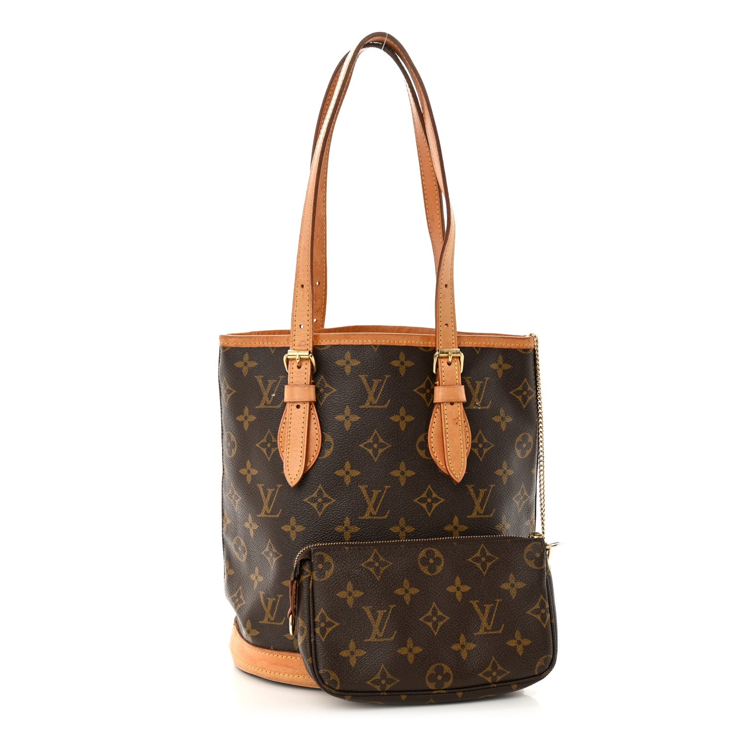 Louis Vuitton Monogram Petit Bucket 23 1 of 20