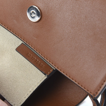 Chloe Suede Calfskin Mini Faye Shoulder Bag Tobacco 9 of 10