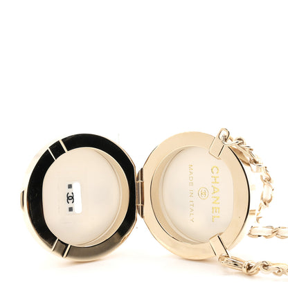 Chanel Lambskin Quilted Sphere Mini Bag Charm Beige 3 of 5
