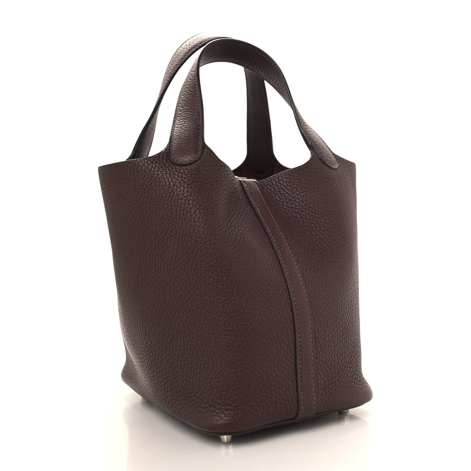 Hermes Taurillon Clemence Picotin Lock 18 PM Rouge Sellier 3 of 12