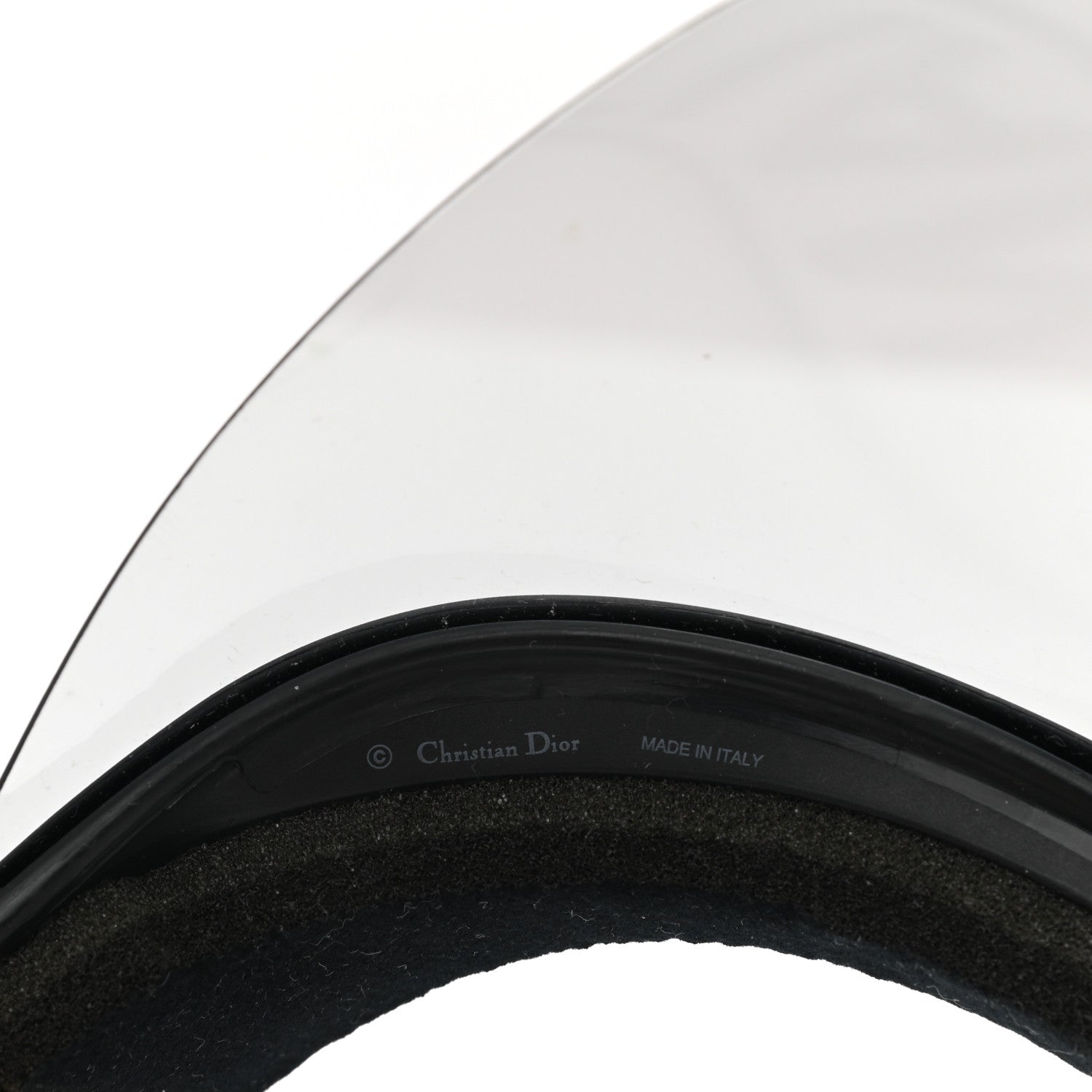 Christian Dior Mirrored DiorClub1 Sun Visor Black 7 of 10