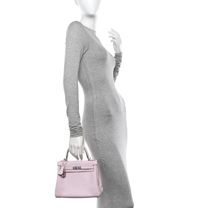 Hermes Swift Kelly Retourne 25 Mauve Pale 2 of 11