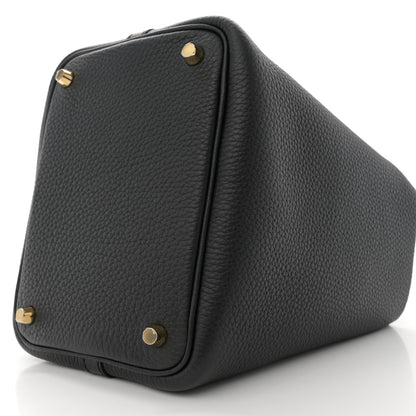Hermes Taurillon Clemence Picotin Lock 18 PM Black 10 of 11