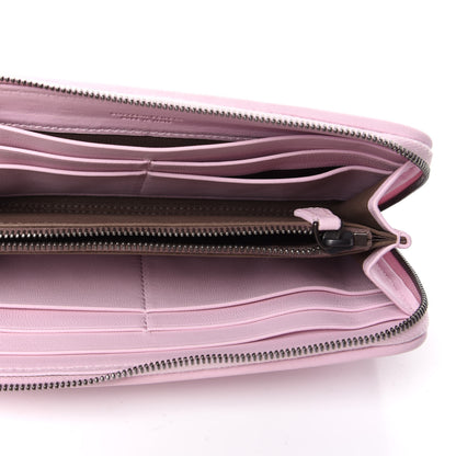 Bottega Veneta Nappa Intrecciato Zip Around Wallet Dragee 5 of 7